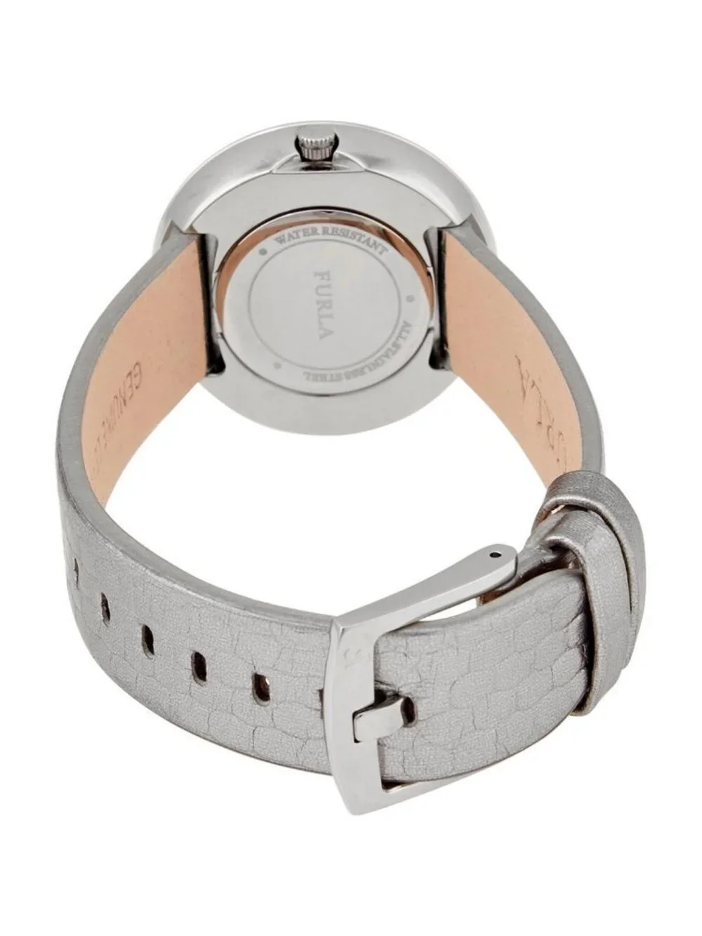 NWT Furla My Piper Quartz Silver Dial Ladies Watch